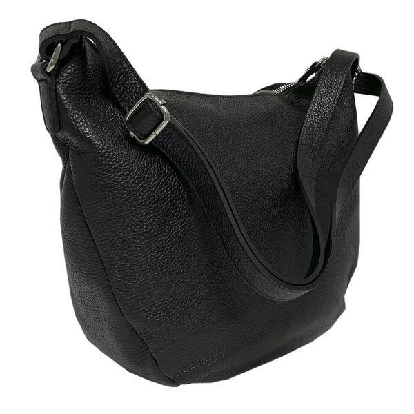 Фотографія Сумка жіноча шкіряна Borsa CA01A-14BK чорна BorsaCA01A14BKnero - купити 84866 за 10 203 грн