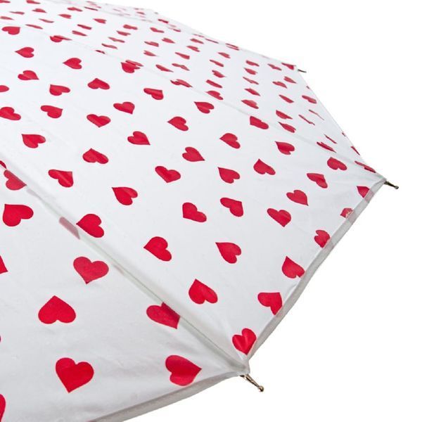 Фотографія Парасолька жіноча Fulton L909-041031 Heart Walker-1 Mini Hearts (Міняє колір) L909-041031 - купити 92907 за 1 950 грн