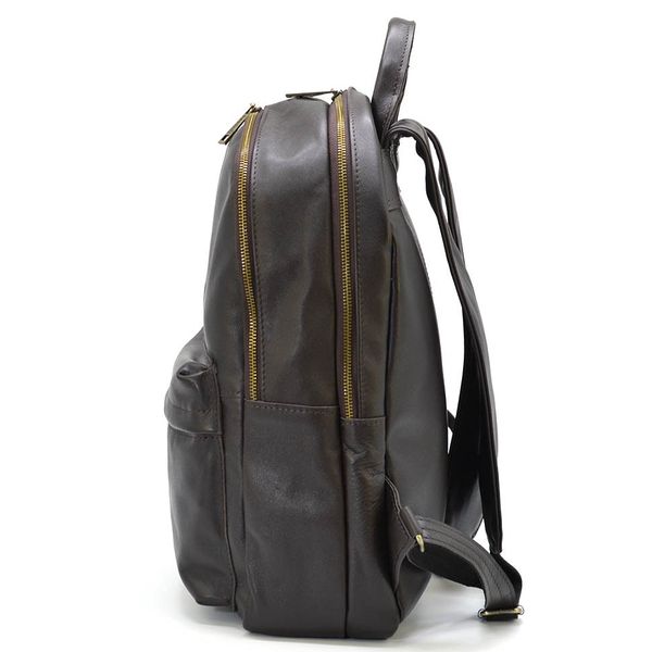 Шкіряний чоловічий рюкзак для ноутбука TARWA GC-7273-3md коричневий GC-7273-3md фото