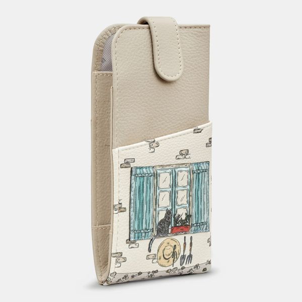 Фотографія Шкіряний чохол для окулярів Yoshi Y4309 (Country Cottage Warm Grey) Y4309 CATS 46 - купити 95776 за 1 390 грн
