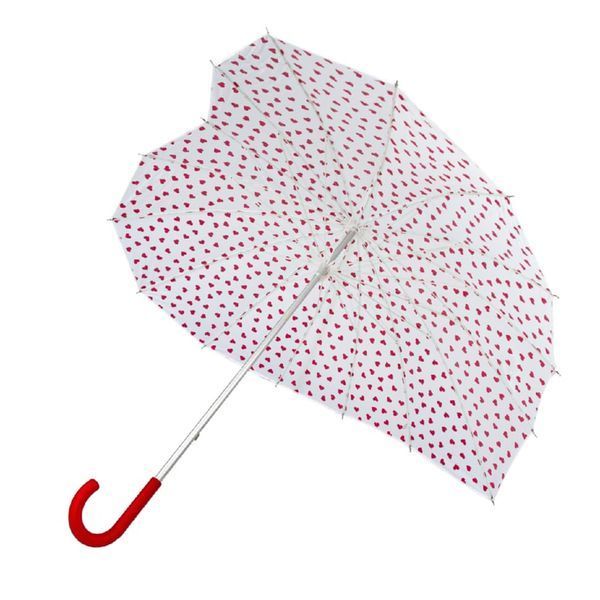 Фотографія Парасолька жіноча Fulton L909-041031 Heart Walker-1 Mini Hearts (Міняє колір) L909-041031 - купити 92907 за 1 950 грн