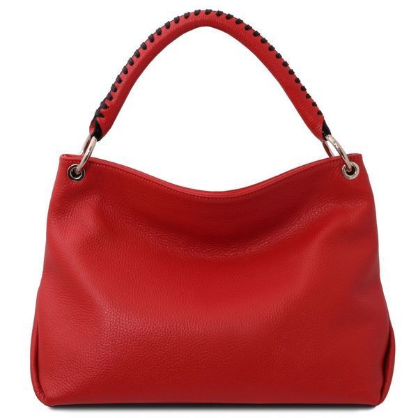 Фотографія TL Bag - м'яка шкіряна сумочка TL142087 Помада червона TL142087 - купити 2087_1_120 за 6 270 грн