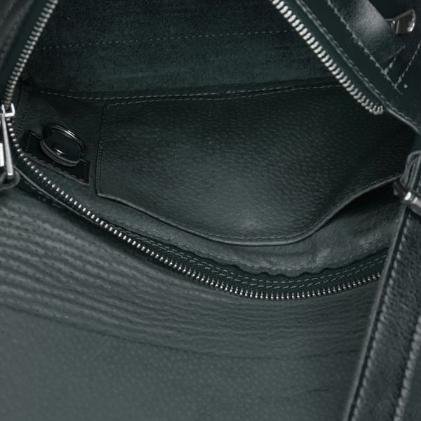 Жіноча сумка Grande Pelle 270х180х70 мм глянцева шкіра чорний 759610 фото