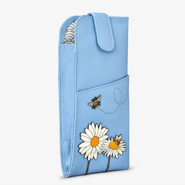 Фотографія Шкіряний чохол для окулярів Yoshi Y4309 (Bee Happy Blue) Y4309 BEE 21 - купити 95775 за 1 390 грн
