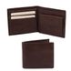 Ексклюзивний шкіряний гаманець потрійного додавання для чоловіків tl141377 темно -коричневий TL141377 фото 1