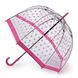 Парасолька-тростина жіноча Fulton Birdcage-2 L042 Pink Polka (Розовый горох) L042-031483 фото 1