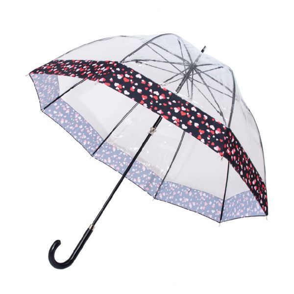 Фотографія Парасолька жіноча Fulton L866- Birdcage-2 Luxe Love Hearts (Любов серця) L866-040027 - купити 92683 за 2 200 грн
