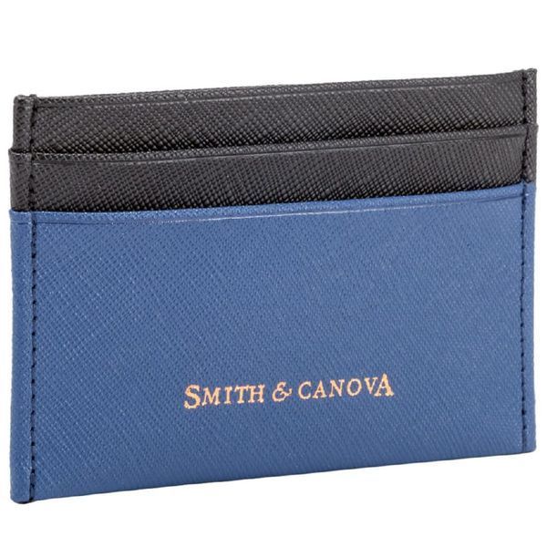 Фотографія Картхолдер Smith & Canova 26827 Devere (Navy-Black) 26827 NAVY-BLK - купити 92294 за 720 грн