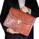 Шкіряний портфель Italico 8091L cognac коньячний Italico8091Lcognac фото галерея 4