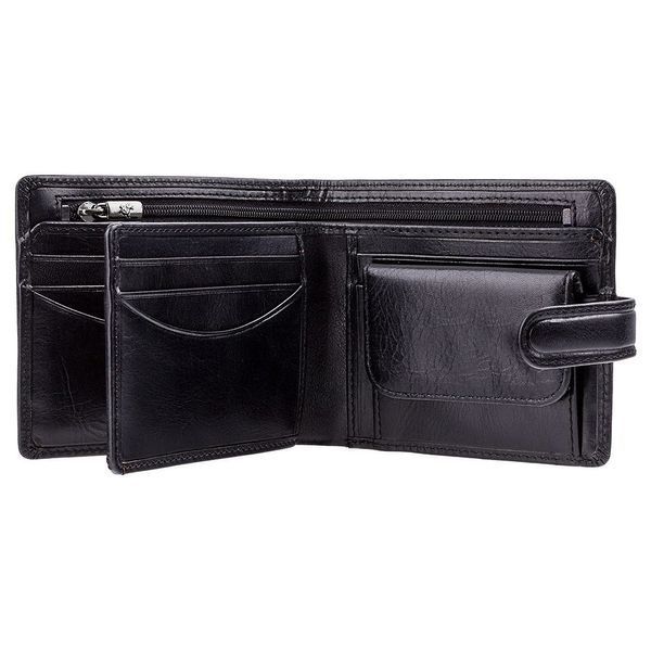 Фотографія Гаманець чоловічий Visconti TSC42 Arezzo c RFID (Black) TSC42 BLK - купити TSC42 BLK за 2 950 грн