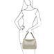 TL Bag - М'яка шкіряна сумка для плечей TL142292 Світло -сірий TL142292 фото галерея 7