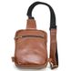 Шкіряний рюкзак слінг рюкзак на одну шлейку GB-0604-3md TARWA GB-0604-3md фото 7