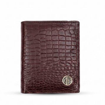 Фотографія Чоловічий шкіряний гаманець Hammonds Flycatcher HF514 Croc Brown (Коричневий) HF514 CROC PLN BRN - купити 96586 за 880 грн