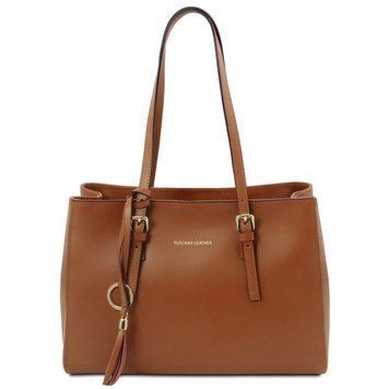 Фотографія TL Bag - шкіряна сумка для плечей TL142037 COGNAC TL142037 - купити 2037_1_6 за 6 100 грн