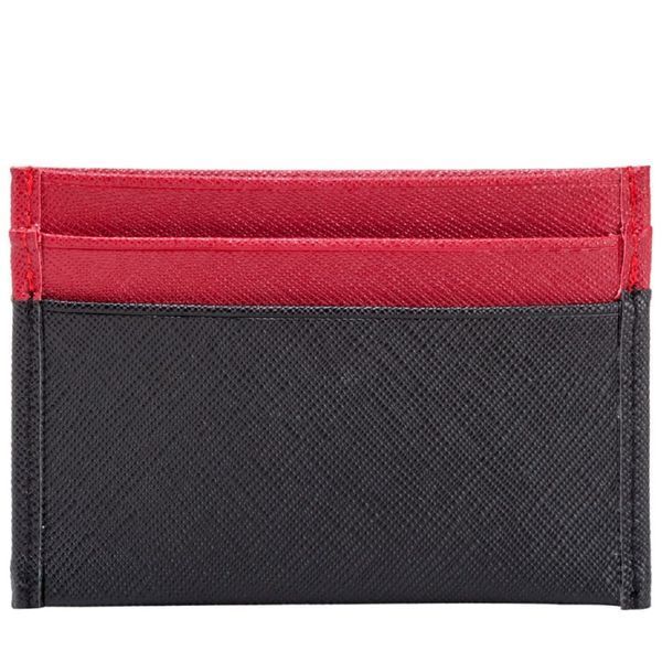 Фотографія Картхолдер Smith & Canova 26827 Devere (Black-Red) 26827 BLK-RED - купити 92293 за 720 грн