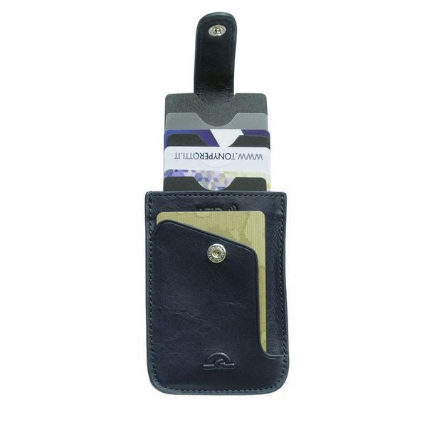 Фотографія Кредитниця шкіряна Nevada 3821+RFID navy синій Nevada3821RFIDnavy - купити 84655 за 1 848 грн