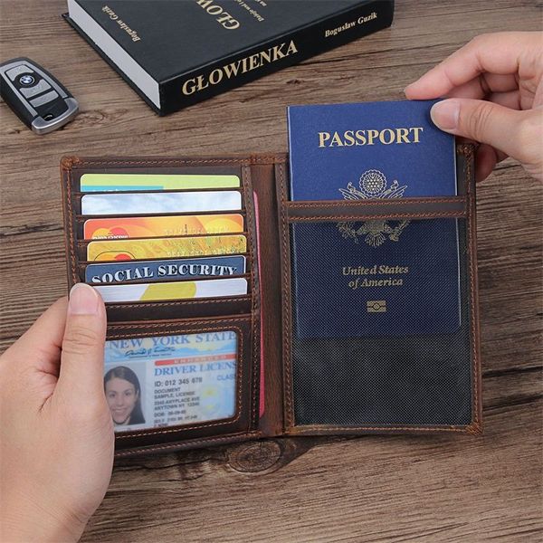 Коричневий шкіряний гаманець-органайзер з відділом для ID документів JDR-8450R JDR-8450R фото
