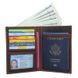 Коричневий шкіряний гаманець-органайзер з відділом для ID документів JDR-8450R JDR-8450R фото 6