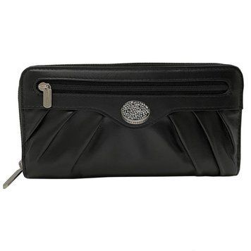 Фотографія Шкіряне портмоне Swarovski 3160 nero чорний Swarovski3160nero - купити 84452 за 4 211 грн