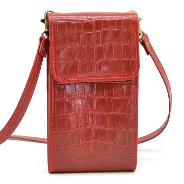 Шкіряна червона сумка-чохол панч REP3-2122-4lx TARWA REP3-2122-4lx фото