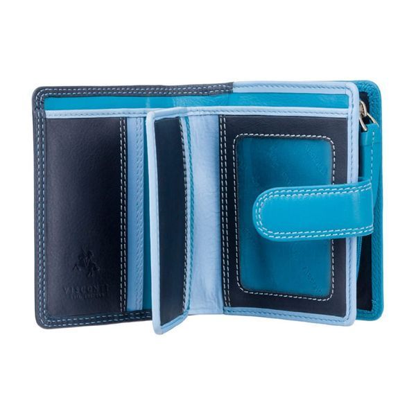 Фотографія Гаманець жіночий Visconti RB40 Bali c RFID (Blue Multi) RB40 BLUE M - купити 91941 за 2 380 грн