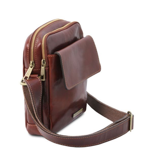 Фотографія Larry - шкіряна сумка Crossbody TL141915 Темна перерва TL141915 - купити 1915_1_5 за 5 508 грн