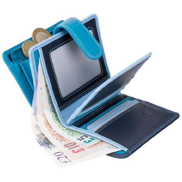 Фотографія Гаманець жіночий Visconti RB40 Bali c RFID (Blue Multi) RB40 BLUE M - купити 91941 за 2 380 грн