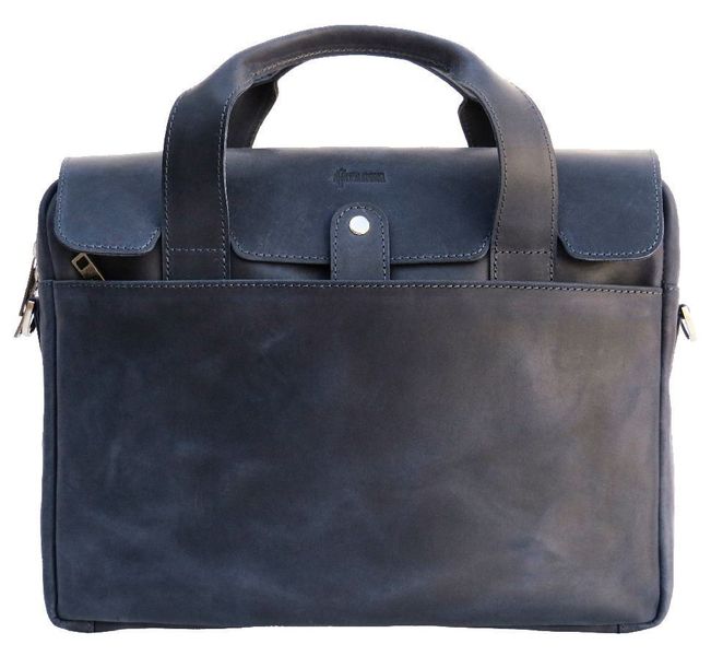 Чоловіча сумка-портфель з натуральної шкіри крейзі хорс RK-1812-4lx TARWA RGc-1812-4lx фото
