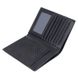 Чорний шкіряний гаманець-органайзер з відділом для ID документів JDR-8450A JDR-8450A фото 5