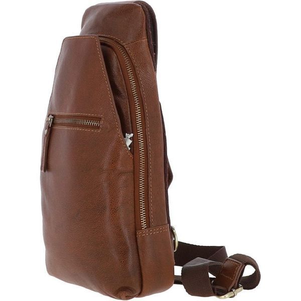 Фотографія Сумка нагрудна Ashwood M53 Cognac (Коньячний) M53 COGNAC - купити 92927 за 4 600 грн