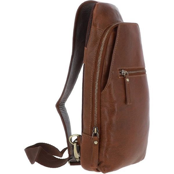 Фотографія Сумка нагрудна Ashwood M53 Cognac (Коньячний) M53 COGNAC - купити 92927 за 4 600 грн