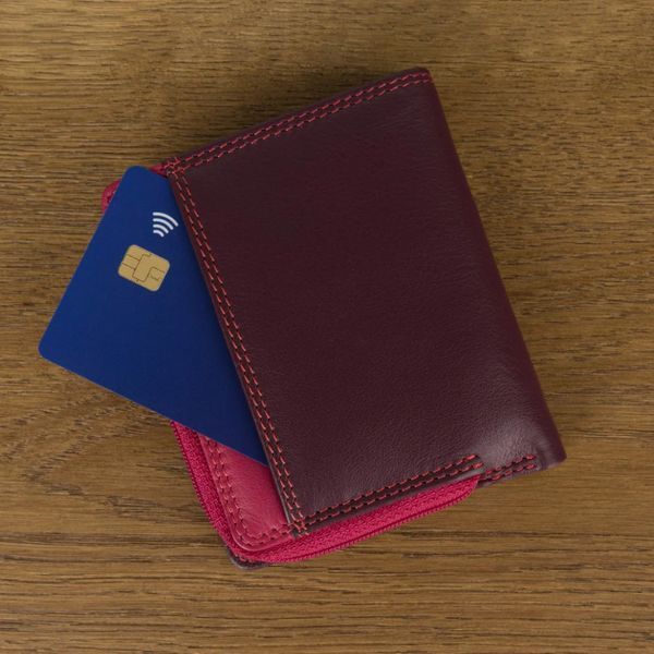 Фотографія Гаманець жіночий Visconti RB112 Chile (Plum Multi) RB112 PLUM M - купити 96466 за 1 920 грн