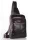 Шкіряний компактний міський рюкзак на одну шлею - моношлейка 7216С JD7216C фото 1