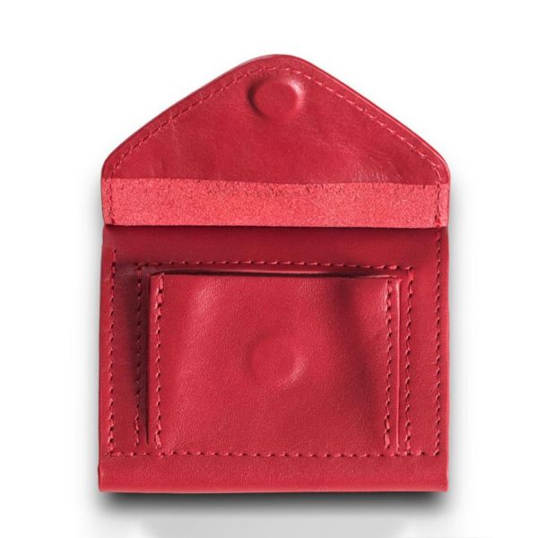 Жіночий невеликий шкіряний гаманець Grande Pelle 503660 червоний 503665 фото